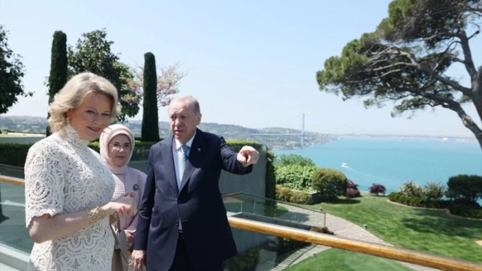 Cumhurbaşkanı Erdoğan, Belçika Kraliçesi ile görüştü