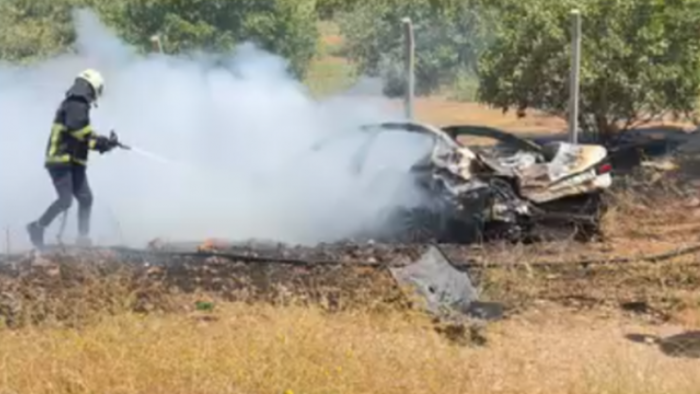 Şanlıurfa'da Korkunç Kaza: Devrilen Araç Alev Aldı, 2 Kişi Yaralandı