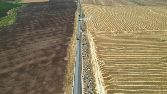 Hilvan'da 8,5 kilometrelik yol yenilendi