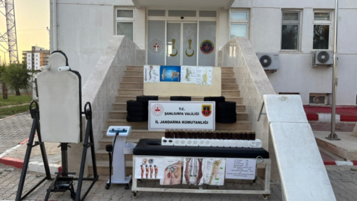 Akçakale'de Ruhsatsız Sağlık Faaliyetine Operasyon